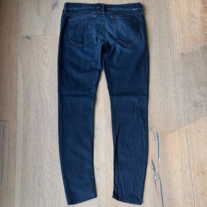 MOTHER Midnight Blue Skinny Jeans
